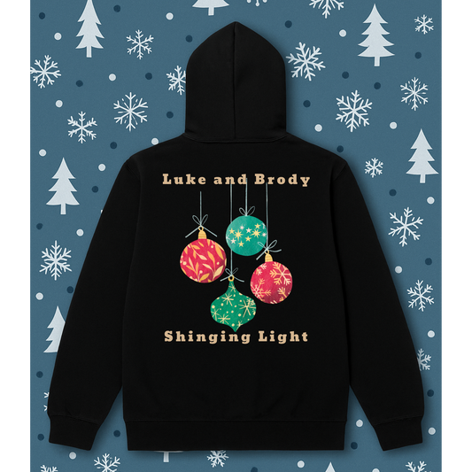 Fetching Futures “Luke & Brody’s Shining Light” Holiday Hoodie
