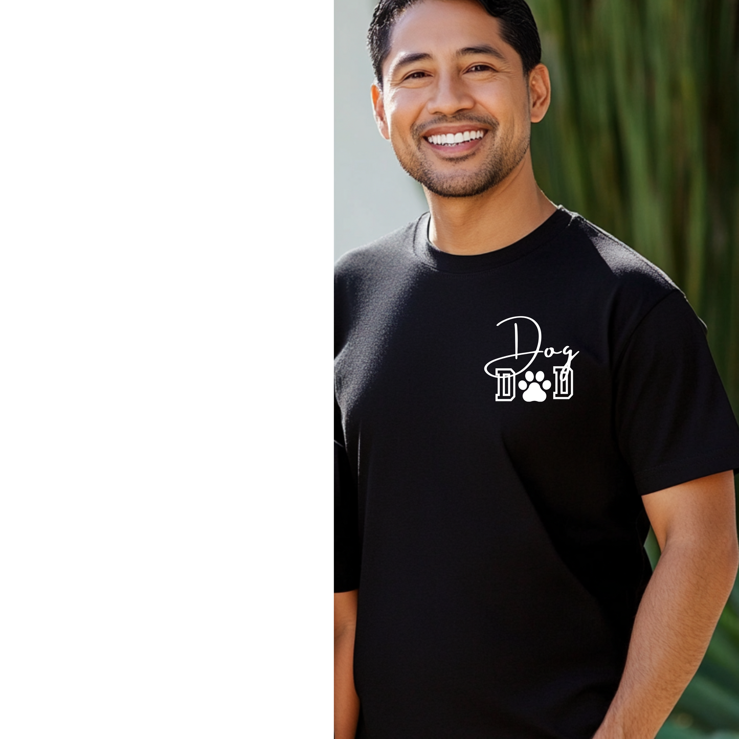Dog Dad Shirt – Minimal Paw Design Tee