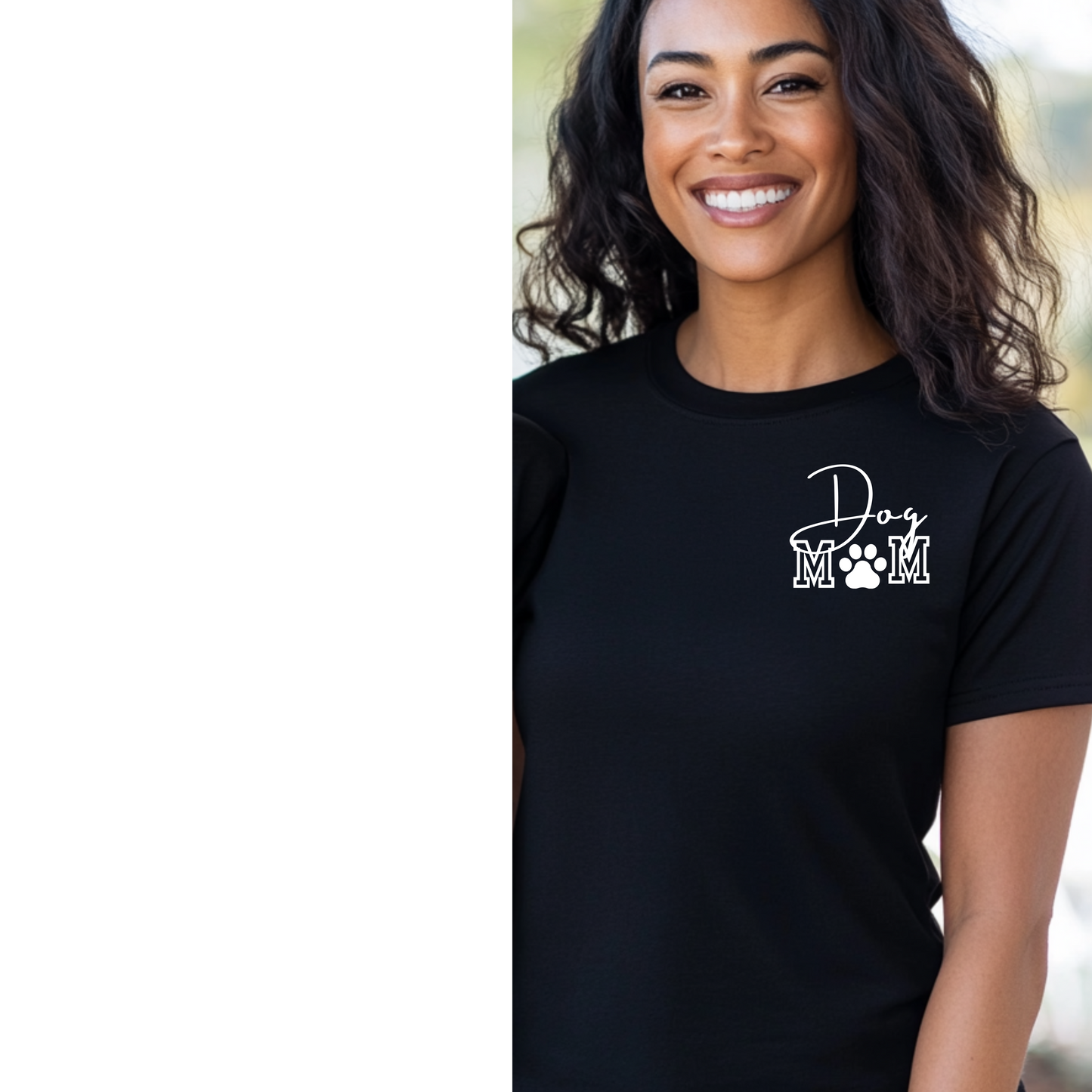 Dog Mom Shirt – Minimal Paw Design Tee