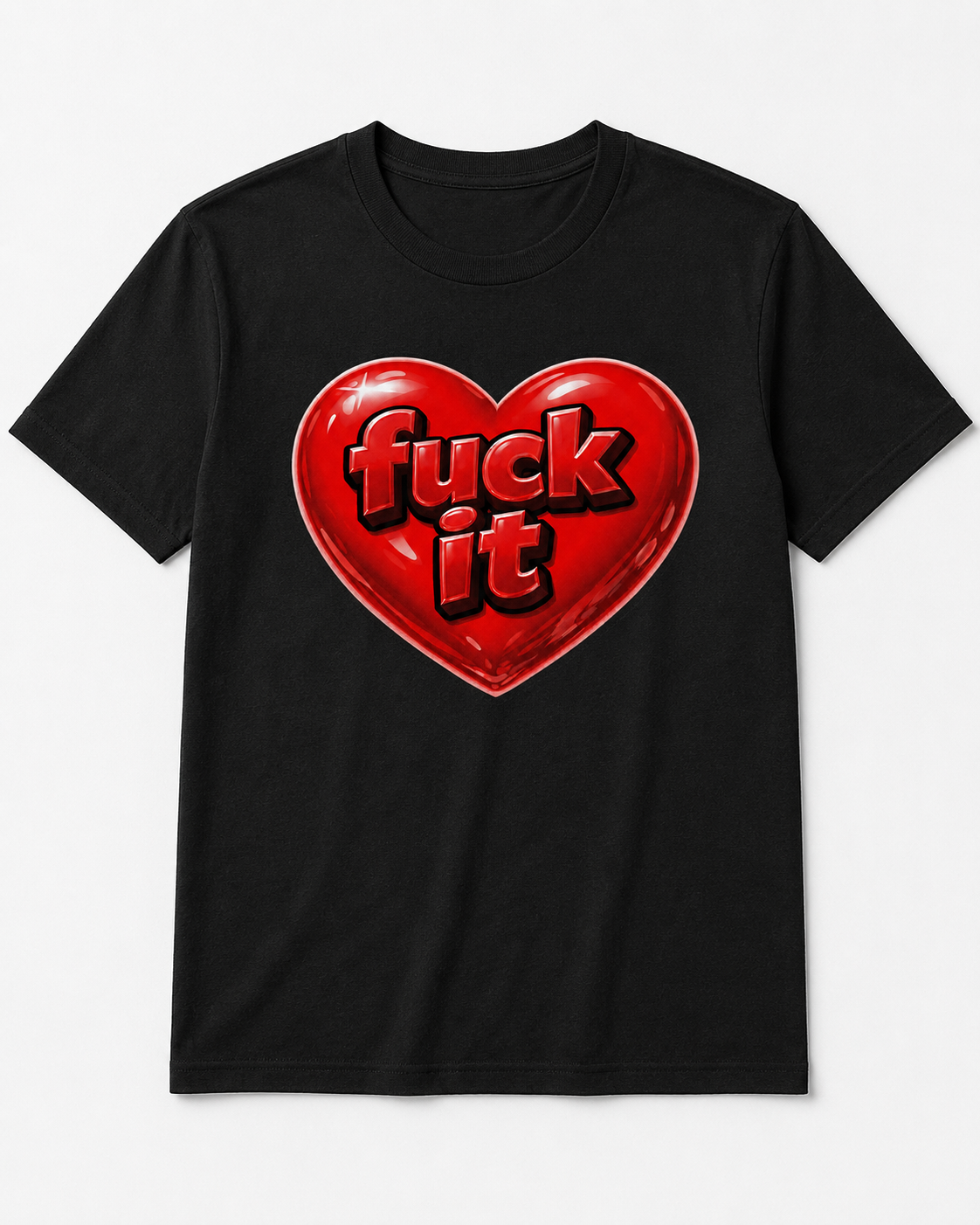 Funny Heart Graphic Tee | Bold Adult Humor Shirt | Trendy Statement Tee