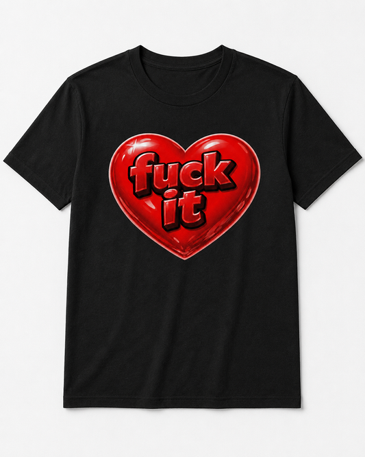 Funny Heart Graphic Tee | Bold Adult Humor Shirt | Trendy Statement Tee