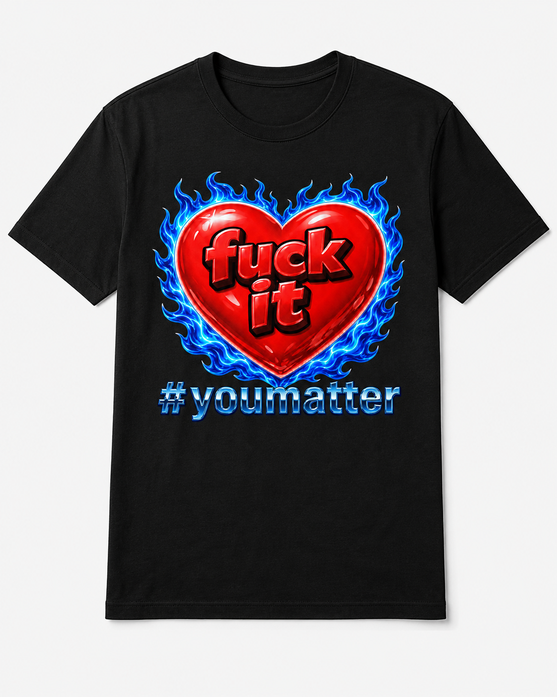 Funny Heart Graphic Tee | Bold Adult Humor Shirt | Trendy Statement Tee
