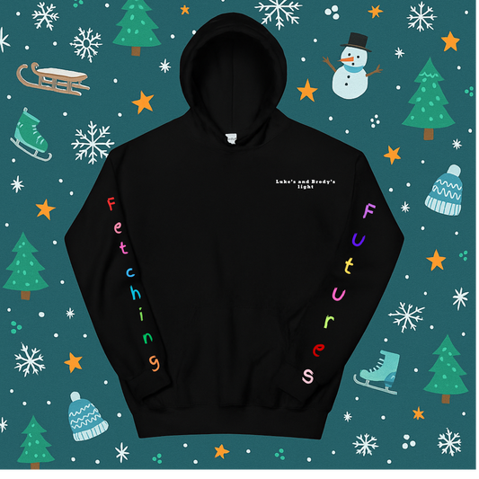 Fetching Futures “Luke & Brody’s Shining Light” Holiday Hoodie